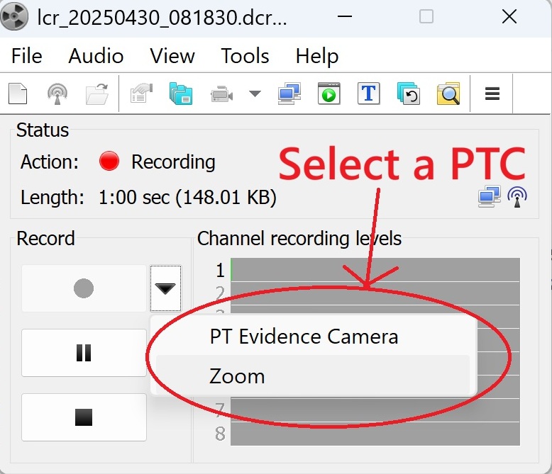 PTC Selection Button