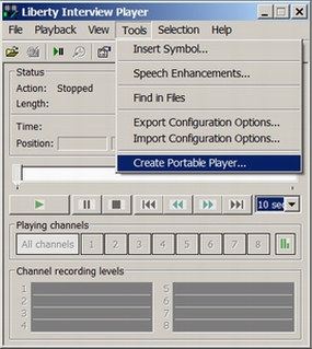 Use the LIR Player Program to Create a Portable Player